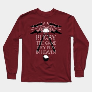 Rugby Game Played In Heaven 4 Long Sleeve T-Shirt